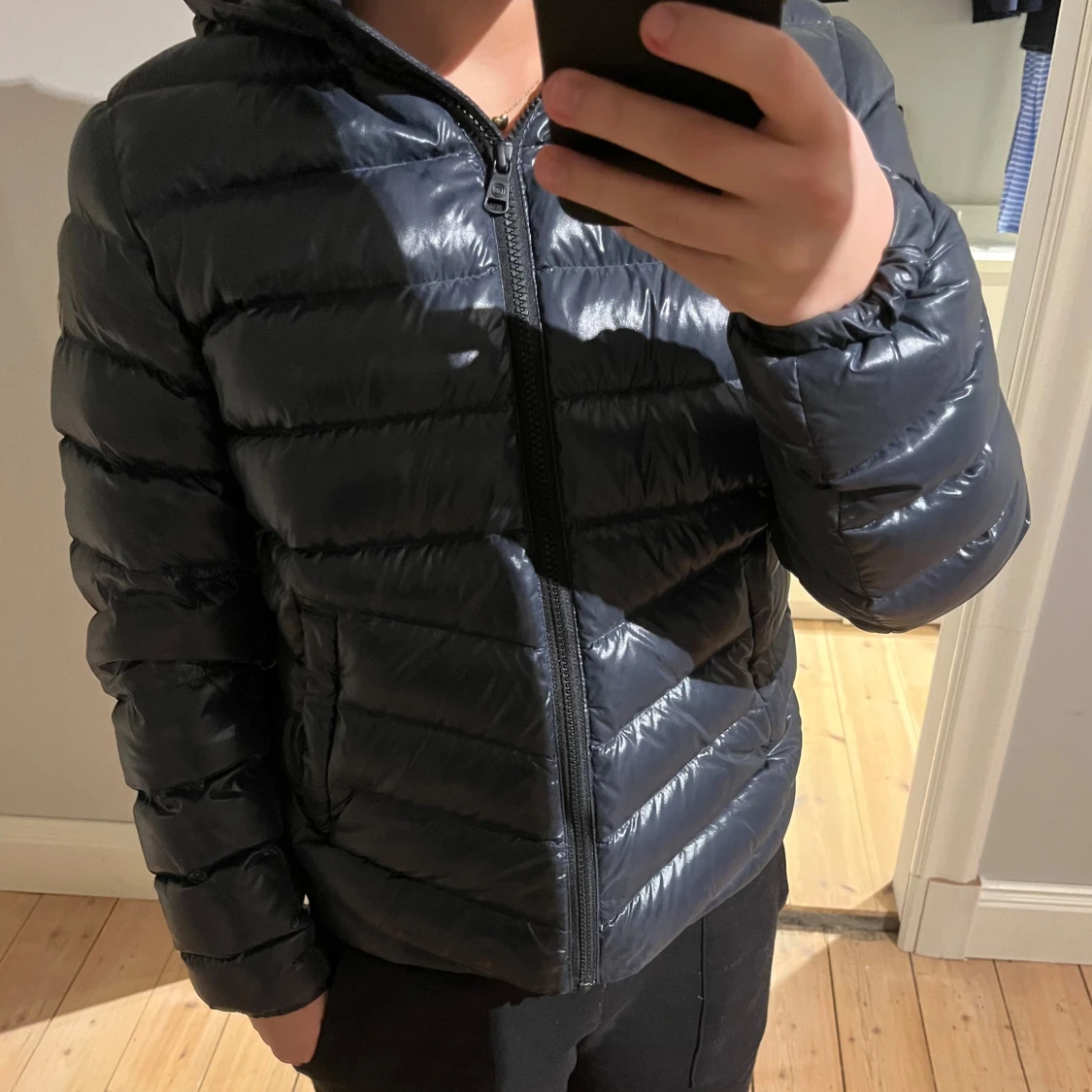 blå dunjacka från Colmar - 90