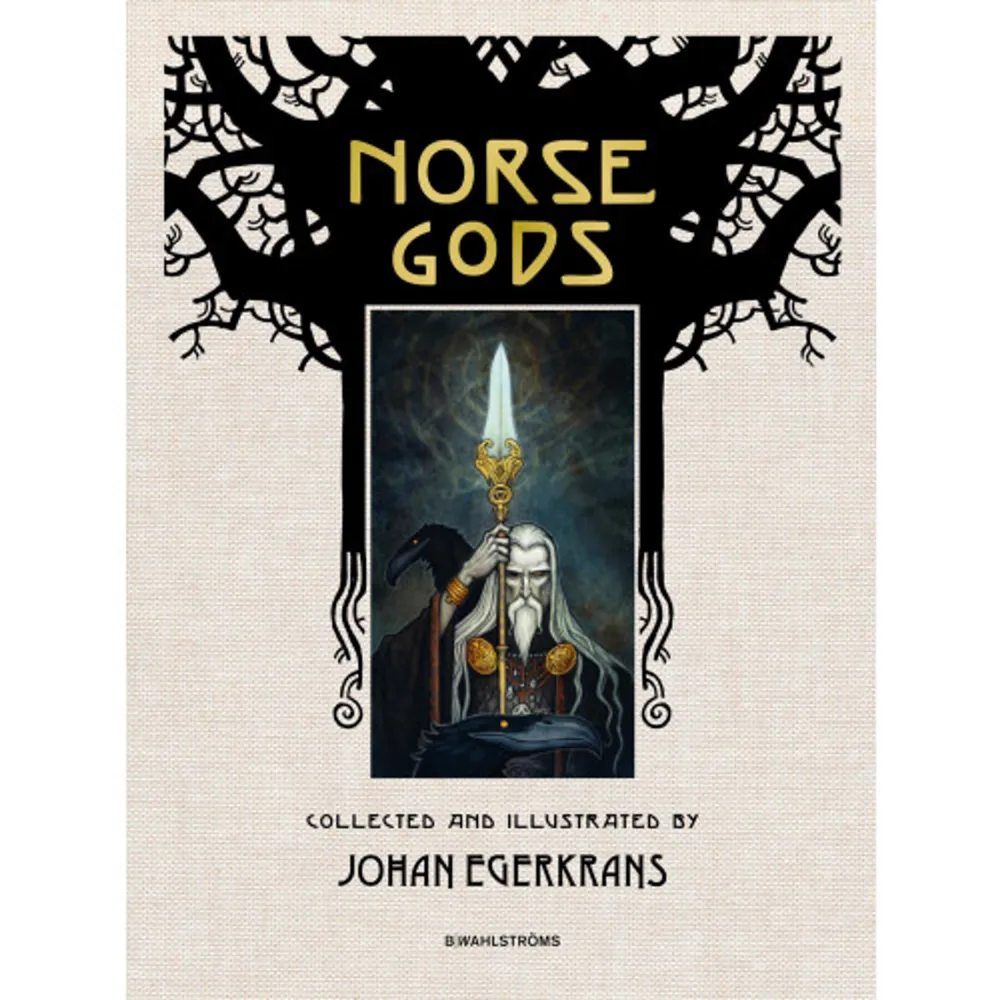 Johan Egerkrans long dreamed of illustrating the Norse mythology, and when he released Norse Gods in Swedish it was an immediate success. Egerkrans re-tells the most exciting and imaginative sagas of the Norse mythology: From the creation myth in which the first giant Ymer is hacked to pieces by Odin and his brothers, to the gods' final destruction in Ragnarök.This is a gorgeously illustrated book in which gods, giants, dwarves, monsters and heroes are presented in all their glory. A book for those who already know and love these stories, as well as for those who have yet to discover Scandinavian mythology. A definitive work for readers of all ages.“It is a pleasure to be enchanted by the suggestive visualizations of Angerboda, Hel, Freya, Utgarda-Loki, Mimer and Surt.