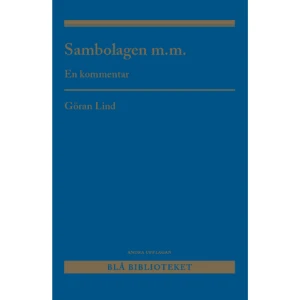 Sambolagen m.m. : en kommentar (häftad) - Detta är en klassisk kommentar som behandlar sambolagen och dess olika paragrafer och till dem anknuten rättspraxis. Vidare kommenteras vissa paragrafer i äktenskapsbalken som är tillämpliga på sambor. Eftersom sambor saknar arvsrätt efter varandra innehåller kommentaren vidare ett kapitel om sambors testamentsbehov och om lämpliga utformningar av sådana testamenten. Därutöver innehåller kommentaren ett kapitel om äganderätt och samäganderätt som främst avser sambors egendom utanför sambolagen. Vidare innehåller kommentaren ett kapitel som behandlar ersättningskrav mellan sambor grundade på förutsättningsläran, obehörig vinst och allmänna civilrättsliga skälighetsgrundsatser. Jämförelser görs också med andra länders rättsliga lösningar rörande sambor.    Format Häftad   Omfång 377 sidor   Språk Svenska   Förlag Norstedts Juridik   Utgivningsdatum 2022-04-21   ISBN 9789139022718  