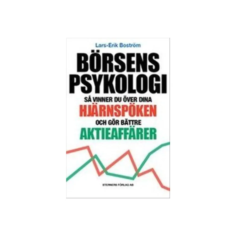 Bättre värdestegring - garanterat! Nästan dagligen hör vi experter som tvärsäkert förklarar hur börskurser och andra noteringar ska utvecklas. Men alltför ofta slår prognoserna fel. Särskilt när vi närmar oss en topp eller botten på börserna. Varför? Förklaringen är enkel. Marknaden är inte alltid rationell och logisk utan lever sitt eget liv. Det kan vi kalla börsens psykologi. Eller börs- och marknadsaktörernas psykologi. Vi går på känslan, faller för grupptryck och gör psykologiska misstag. Vi missar lätt de bästa köp- och säljtillfällena. Den här boken lär dig börsens psykologi och knepen för att förstå när marknaden är för optimistisk eller pessimistisk. Du lär dig se de viktiga trendskiftena komma, innan det är för sent. I boken får du tydliga strategier och beslutsmodeller när du ska omplacera i din värdepappersportfölj. Har du bara disciplinen att följa strategin får du garanterat en väsentligt högre avkastning på dina investeringar, lovar bokens författare Lars-Erik Boström. Han har ett långt yrkesliv nära de finansiella marknaderna, som aktiemäklare, analytiker, finansiell rådgivare och kapitalförvaltare. Boström är sen 20 år anställd på Handelsbanken. Han är ekonomie magister och auktoriserad finansanalytiker. Några citat på baksidan: Jag ska berätta hur du kan bli rik.Var försiktig när andra är giriga. Var girig när andra är försiktiga. Warren Buffet Investerarens största problem, och dessutom hans värsta fiende, är förmodligen han själv. Benjamin Graham Börsbubblor växer inte ur tomma intet. De har en solid grund i verkligheten, men en verklighet som är förvrängd av våra egna illusioner. George Soros    Format Häftad   Omfång 171 sidor   Språk Svenska   Förlag Sterners Förlag   Utgivningsdatum 2015-03-17   Medverkande Martin Heap   Medverkande Jan Sterner   ISBN 9789197982832  . Böcker.