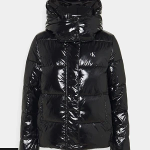 Svart pufferjacka från Calvin Klein - Säljer en snygg svart pufferjacka från Calvin Klein i mycket bra skick. Jackan har en glansig finish och är perfekt för kalla vinterdagar. Den har en dragkedja framtill och långa ärmar. Superbekväm och varm för en kall vinterdag. Köpte jackan för 2195 kronor, säljer jackan pga att den inte längre kommer till användning.