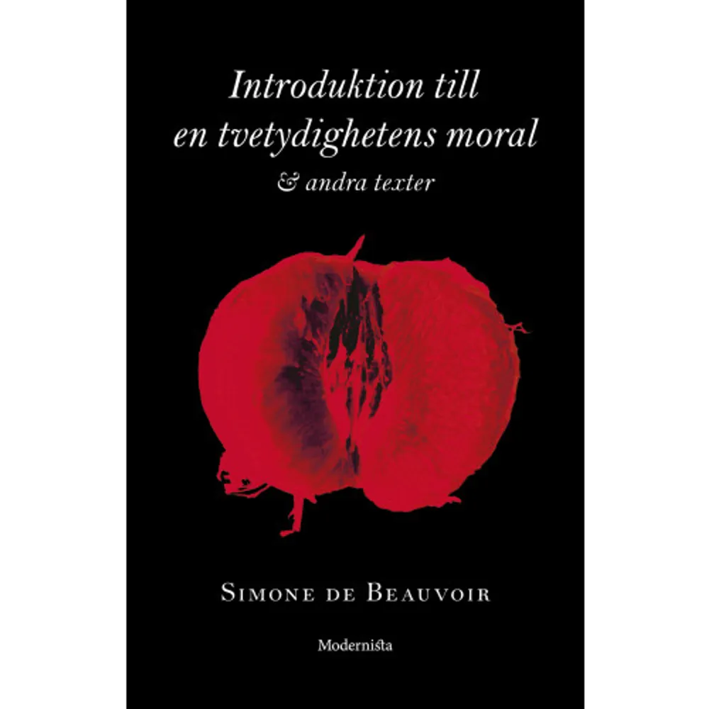 »Simone de Beauvoir lyckas ge större perspektiv. Hon gör dig till en modigare läsare. Denna essäsamling är ett incitament att använda, när dumheten kämpar sig fram till större utrymme och större betydelse.« | Björn Kohlström, BernurIntroduktion till en tvetydighetens moral och andra texter är essäer skrivna mellan 1944 och 1959, som visar grunden av Simone de Beauvoirs tänkande. Här utforskas allt från Brigitte Bardot som ett provokativt löfte om kvinnlig frigörelse, till hur Marquis de Sade förvånande nog kan kallas moralist, samt grundläggande etiska frågor om människors handlande och ansvar. Allting genomkorsas av temat tvetydighet: hur den mänskliga existensen kännetecknas av en dubbelhet som inte går att avläsa i termer av motsatser. Till en fenomenologisk tradition som tidigare varit betydligt mera ren, teoretisk, språkorienterad, förde Simone de Beauvoir in etiska och politiska frågor. På olika sätt, genom olika perspektiv, visar dessa essäer, varför hon hör till de senaste hundra årens viktigaste tänkare. I svensk översättning och med efterord av Anna Petronella Fredlund. SIMONE DE BEAUVOIR [1908-1986] var en fransk författare, filosof, feminist, samhällsteoretiker och politisk aktivist. Mest berömd av hennes böcker är Det andra könet [Le Deuxième Sexe, 1949], en av feminismens och genusteorins centrala klassiker, från vilken följande citat kommer: »man föds inte till kvinna, man blir det«. Till hennes viktiga verk hör även romanen Mandarinerna [1954], men det är främst i essäformen som de Beauvoir praktiserade sin feministiska etik och fenomenologi.»De nio essäerna visar både på spännvidden och konsekvensen i Simone de Beauvoirs tänkande. En stor filosof har blivit mera tillgänglig, och moralen har skänkts en smula mer tvetydighet.« | Elisabeth Hjort, Svenska Dagbladet »Det är en särskild njutning att vistas i Simone de Beauvoirs sällskap.« | Salka Hallström Bornold, Expressen»När jag läser Simone de Beauvoirs essäer, många skrivna efter andra världskriget, slås jag av hur storslagen existentialismen var som filosofi, och vilka höga krav den ställde på människan: hon var tvungen att handla, välja, och i varje val ta ansvar för hur det skulle bli om alla andra valde samma sak. Detta anspråk saknar jag i dagens intellektuella samtal.« | Kajsa Ekis Ekman, Dagens Nyheter »Det finns en respektingivande kompromisslöshet hos filosofen Simone de Beauvoir, som i och med denna utgåva ges en mer sammansatt bild på svenska. Det är stimulerande läsning.« | Maria Store, Borås Tidning    Format Inbunden   Omfång 282 sidor   Språk Svenska   Förlag Modernista   Utgivningsdatum 2019-05-03   Medverkande Anna Petronella Fredlund   Medverkande Anna Petronella Fredlund   ISBN 9789177817918  . Böcker.