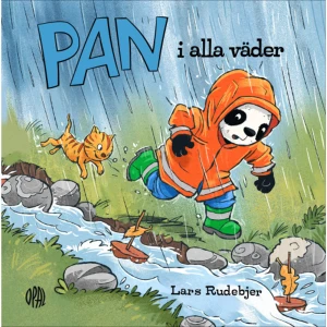 Pan i alla väder (inbunden) - Att leka utomhus är det roligaste Pan vet. Pappa förstår inte att Pan vill gå ut när regnet öser ner. Han tycker det är ett riktigt ruskväder . Men Pan tar på sig regnjacka och stövlar och springer ut i regnrusket. Har man bara rätt kläder så går det ju bra. Att hoppa i vattenpölar är kul, men lika kul är det att hoppa i lövhögar. Och när åskan kommer vill Pan gärna titta på blixtnedslagen, det är spännande. När första snön faller har Pan bråttom ut, han älskar snö! Pan åker skidor och har snöbollskrig. Den bästa årstiden är nog ändå sommaren. Efter all lek kan han då ligga i gräset och titta på molnen som bildar olika djur.      Format Inbunden   Omfång 32 sidor   Språk Svenska   Förlag Opal   Utgivningsdatum 2020-08-13   Medverkande Lars Rudebjer   ISBN 9789172263383  