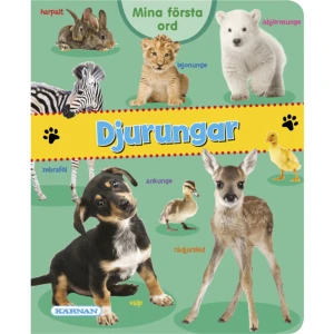 Djurungar (bok, board book) - Varje uppslag har ett tema och många saker att titta på: Husdjursungar, safaridjurungar, djurungar i skogen, djurungar i dammen, djurungar i djurparken, djurungar på gården.    Format Board book   Omfång 14 sidor   Språk Svenska   Förlag Egmont Story House   Utgivningsdatum 2022-08-09   Medverkande Annette Voigt   ISBN 9789157033086  