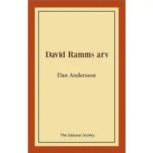 David Ramms arv (1919) är den andra och sista av Dan Anderssons romaner. I början av berättelsen sitter David på ett tåg i Nordamerika på väg mot Europa. Han träffar den svenske disponentsonen Hartman, som slår följe både till Chicagos opiumhålor, ombord på en Atlantångare och via en båt från England till Sverige. Vi följer David till hembyn, norröver, och till Stockholm, där han bor bland bohemer. Där möter han också sin stora kärlek Ziri, som dessvärre är gift.. David tänker och försöker nå den filosofiska klarhet han behöver för att skriva. Hans nemesis Nilenius plågar honom och skänker honom på sin dödsbädd en hammare för att påminna honom om vad hans farfar gjorde när han blev galen. Ska David klara sig undan det vansinne som drabbade hans släktingar?    Format Häftad   Omfång 197 sidor   Språk Svenska   Förlag The Sublunar Society   Utgivningsdatum 2018-08-28   ISBN 9789188221391  