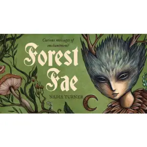 Enter the forest, seek wonder and enchantment and hear the curious messages of the forest fae. This set of 40 magickal cards invites you to delight in your imagination and spark joy and inspiration. When you are feeling weighed down by the mundane, may they help you to find a gate in the hedge or a way over the wall, to go beyond the boundary between this world and that … to escape your way into the forest and to magick.