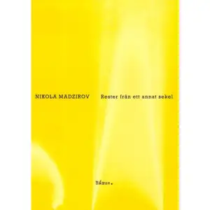 Nikola Madzirov är född 1973 i Stumica och bosatt i Skopje, Makedonien. Han räknas till en av de starkaste rösterna i den samtida europeiska poesin och hör till världens mest översatta poeter i sin generation.   Madzirov kommer från en familj som i början av förra seklet tvingades på flykt undan Balkankrigen, därifrån härstammar också hans efternamn vars ursprungliga betydelse är 