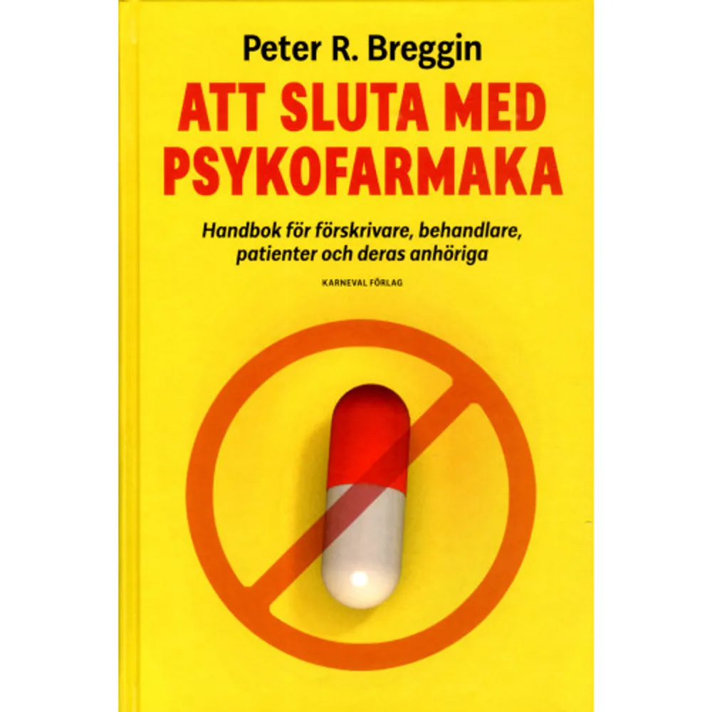 Psykofarmaka är väsentligt mer farliga än vi någonsin har fått veta av läkarna som skriver ut dem. Det är psykiatrikern Peter R. Breggins djupa övertygelse sedan decennier tillbaka. Därför har han skrivit Att sluta med psykofarmaka, den första allmänt tillgäng­liga och heltäckande handboken i ämnet. Den ger nödvändig och detaljerad information om när en minskning eller utsättning av psykofarmaka lämpligast kan inledas och hur detta kan åstadkommas så säkert, snabbt och problemfritt som möjligt. 