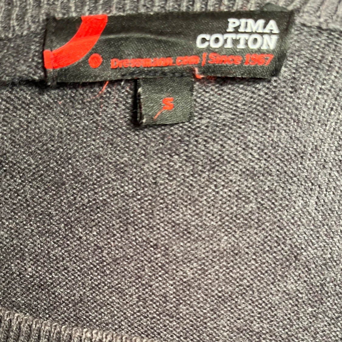 Mörkgrå tröja - Dressmann - 1