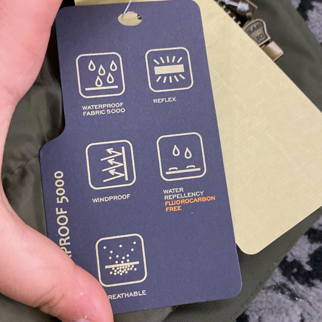 Grön parkajacka  - 93