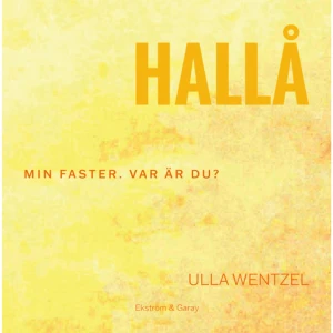 Hallå : min faster. Var är du? (inbunden) - De gamla mötesplatserna är borta. Var ska vi nu ses?I den här nya verkligheten som är din?Som jag inte förstår.Det är som ropar vi till varandra över en avgrund.Gradvis blir min faster alltmer förvirrad.Jag och mina bröder är de närmsta anhöriga.Hon står oss nära – och ändå inte.Så gåtfulla vi kan bli för varandra. En människa som förändras men ändå är sig själv. Delvis och glimtvis.Vad är det som sägs, nu när filtren är borta? Är det meddelanden från vår baksida?    Format Inbunden   Omfång 172 sidor   Språk Svenska   Förlag Ekström &amp; Garay   Utgivningsdatum 2022-06-02   ISBN 9789189559899  