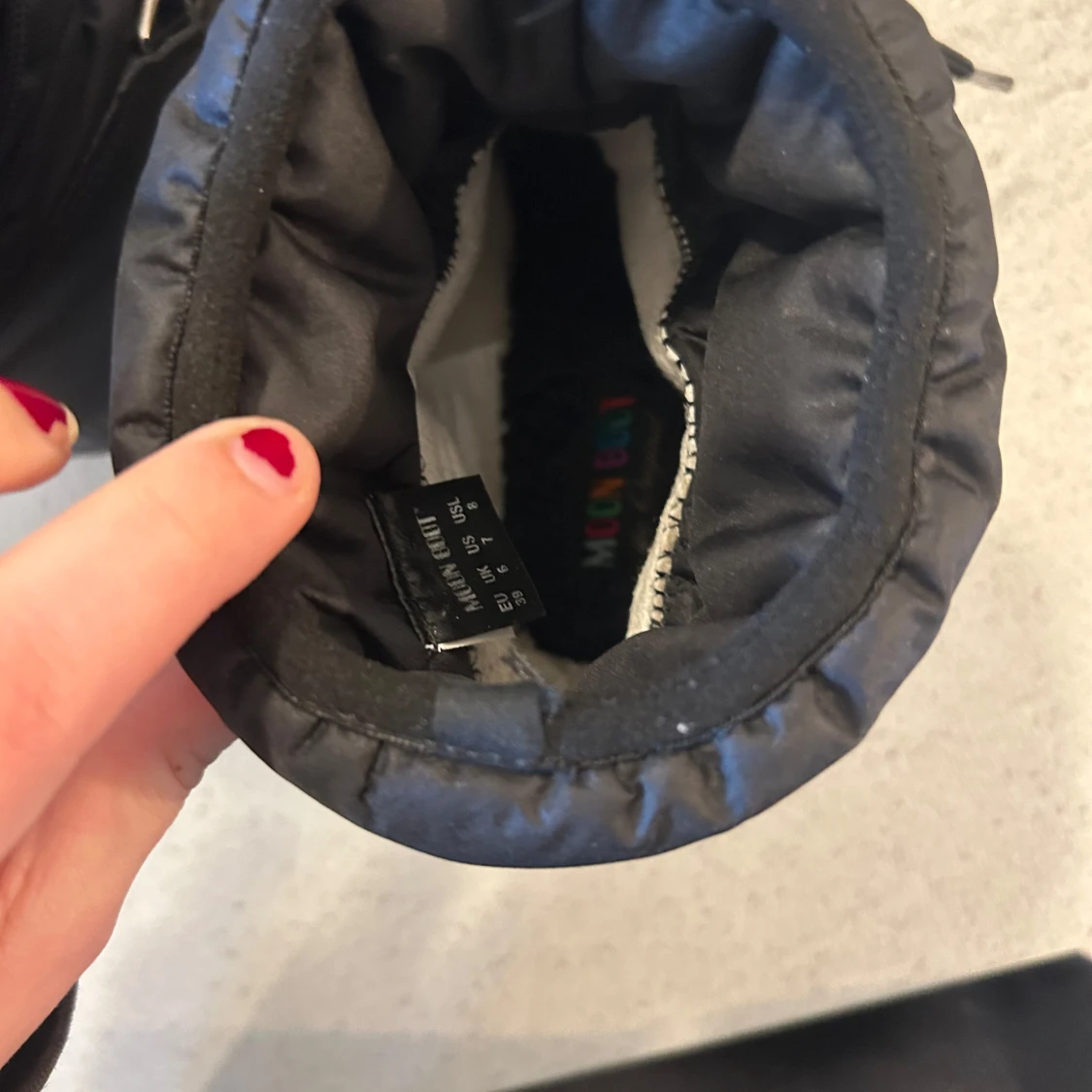 Svarta MoonBoots - 91