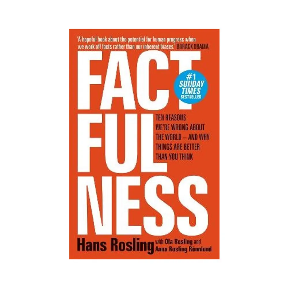 'One of the most important books I've ever read - an indispensable guide to thinking clearly about the world' BILL GATES'A hopeful book about the potential for human progress when we work off facts rather than our inherent biases' BARACK OBAMAThe international bestseller, inspiring and revelatory, filled with lively anecdotes and moving stories, Factfulness is an urgent and essential book that will change the way you see the world, and make you realise things are better than you thought.*#1 Sunday Times bestseller * New York Times bestseller * Observer 'best brainy book of the decade' * Irish Times bestseller * audiobook bestseller * Guardian bestseller * Format Pocket Omfång 352 sidor Språk Engelska Förlag Hodder & Stoughton Utgivningsdatum 2019-06-27 ISBN 9781473637498 . Böcker.