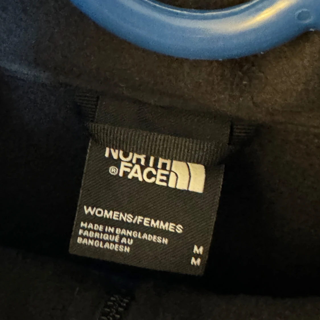 The north face svart fleece half zipup - 92