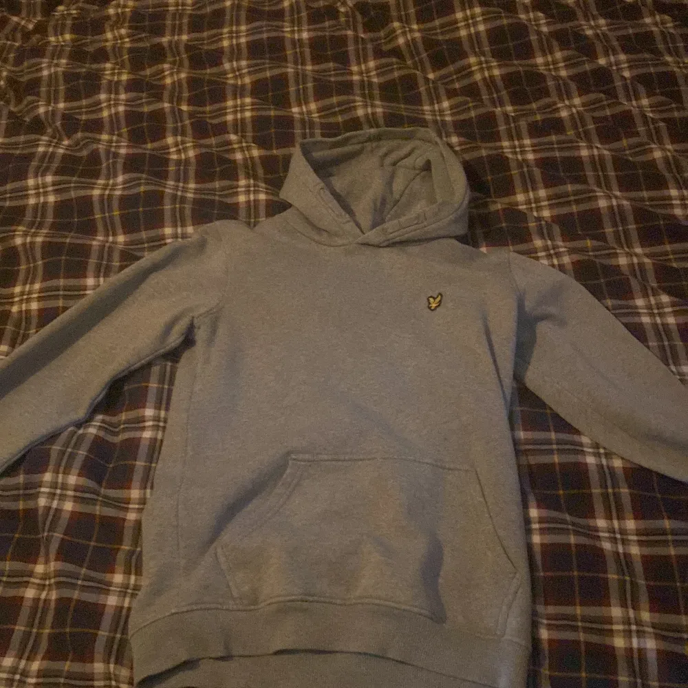 En grå lyle&scott hoodie med bra skick . Hoodies.