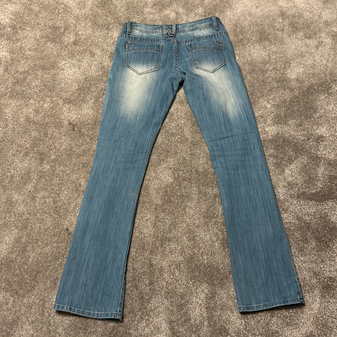 Blå bootcut jeans - 93