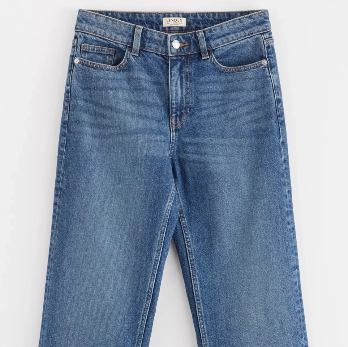 Blå jeans från Lindex - 90
