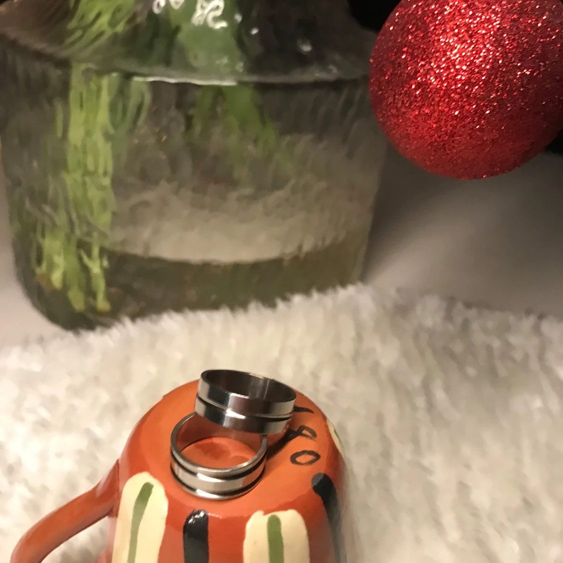 Stilren ring i rostfritt stål - 90