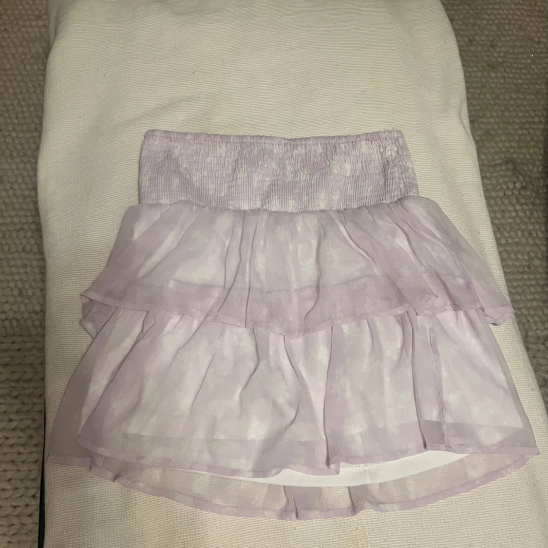 Ljusrosa volangkjol - 1