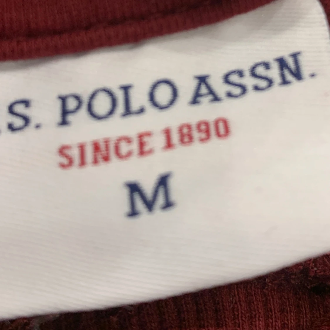 Röd långärmad tröja från U.S. Polo Assn. - 2