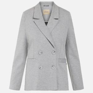 Grå kavaj med knappar från Smith&Soul - Snygg grå kavaj med dubbelknäppning och klassisk krage. Perfekt för en stilren look. Tillverkad i ett mjukt material som ger en bekväm passform.