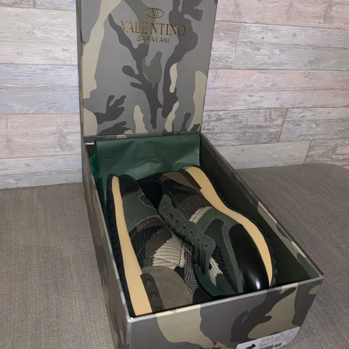Valentino Garavani sneakers i camouflage - 92