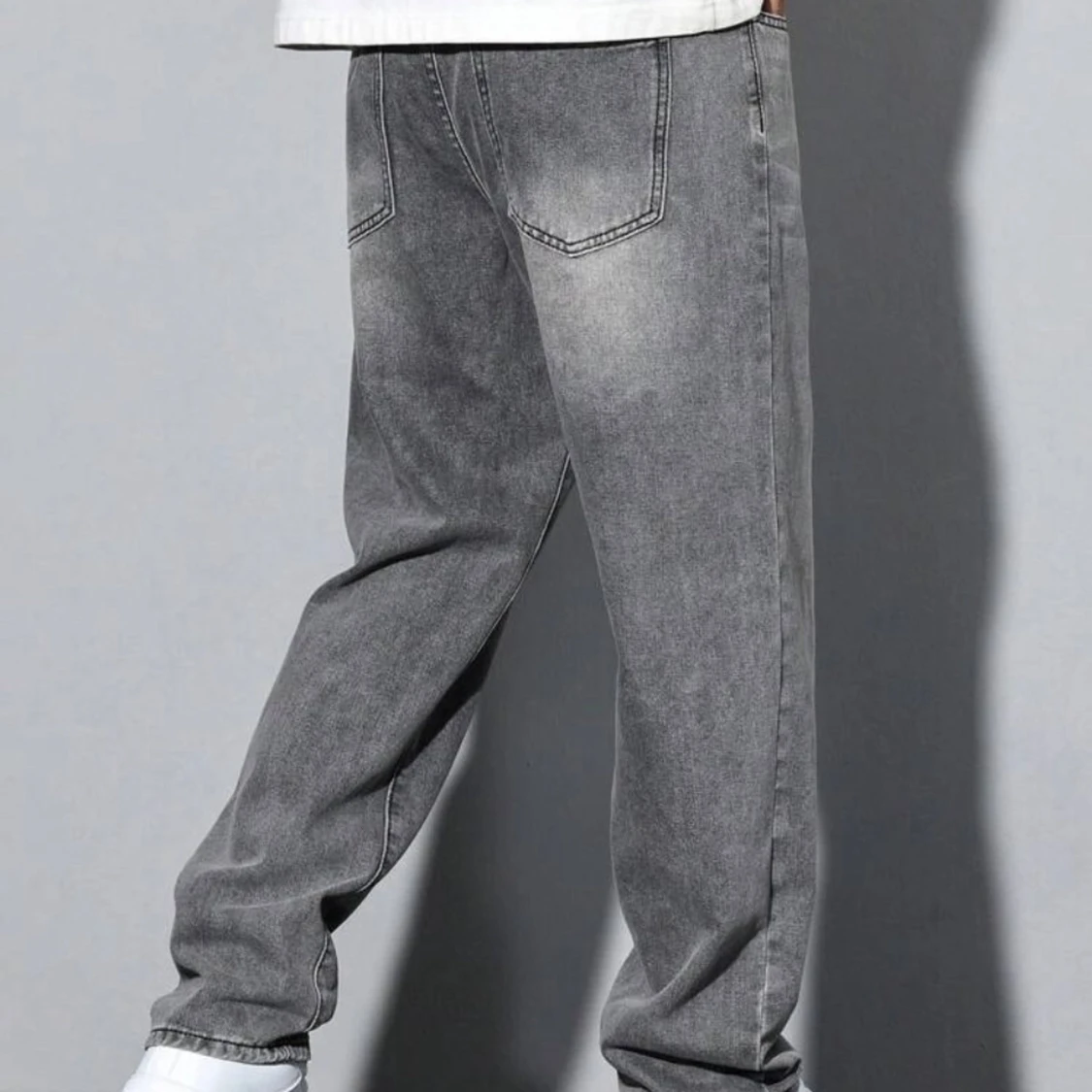 Grå jeansbyxor - 91