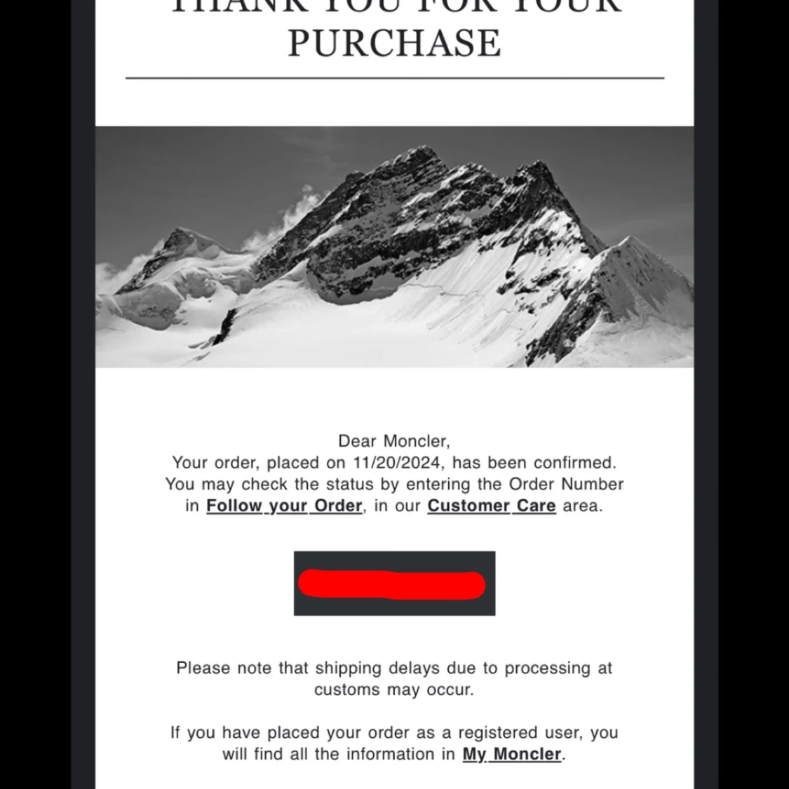 Mörkblå dunjacka från Moncler - 92