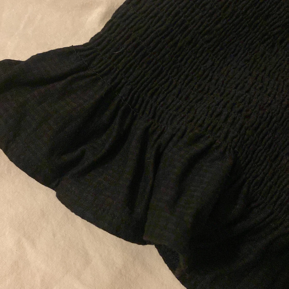 Svart ribbad topp från H&M - 92