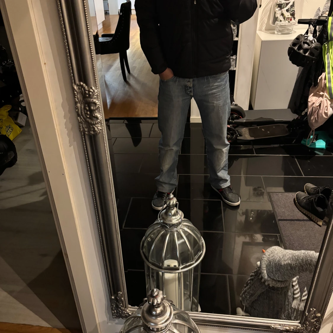 Svart pufferjacka från The North Face - 91