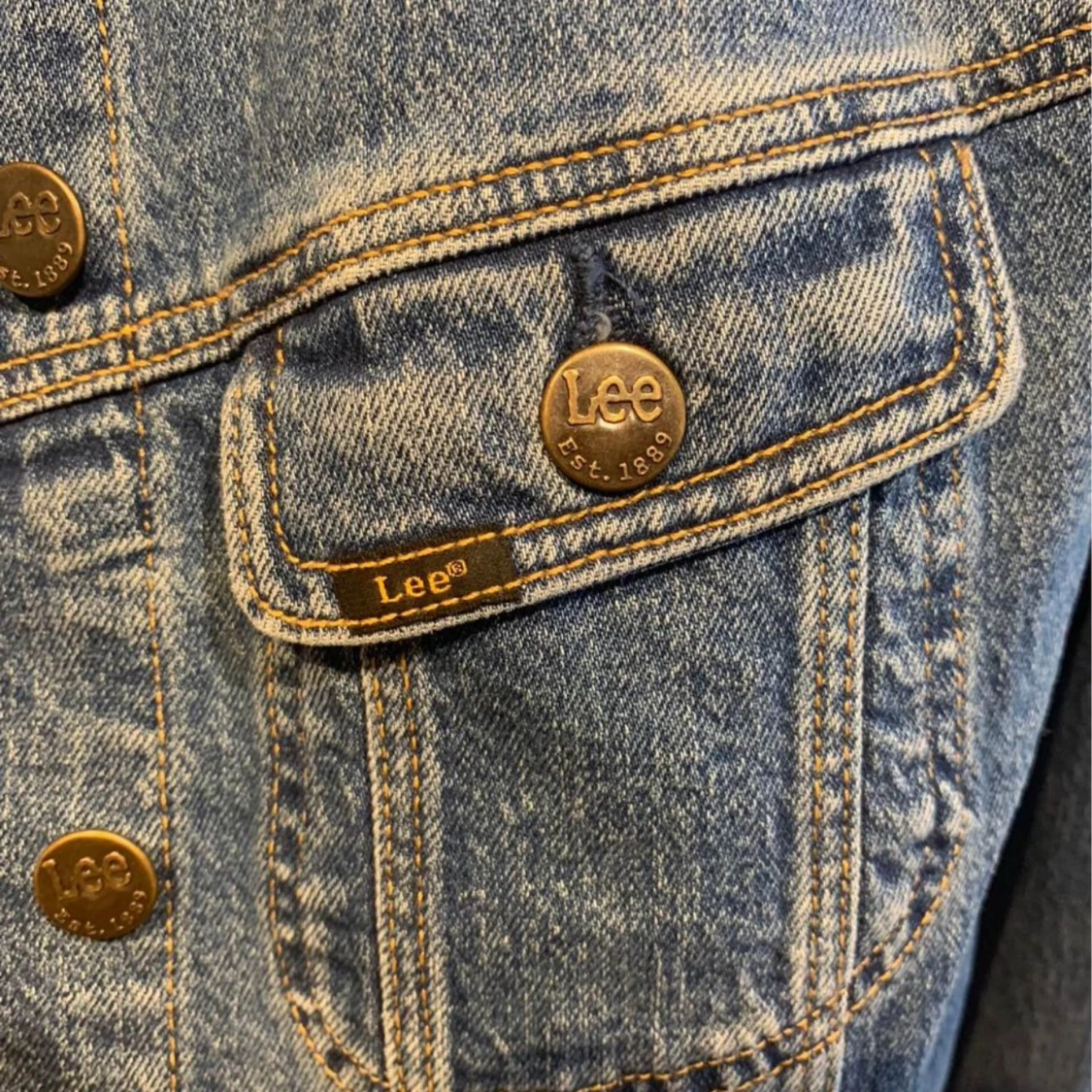 Blå jeansjacka från Lee - 92