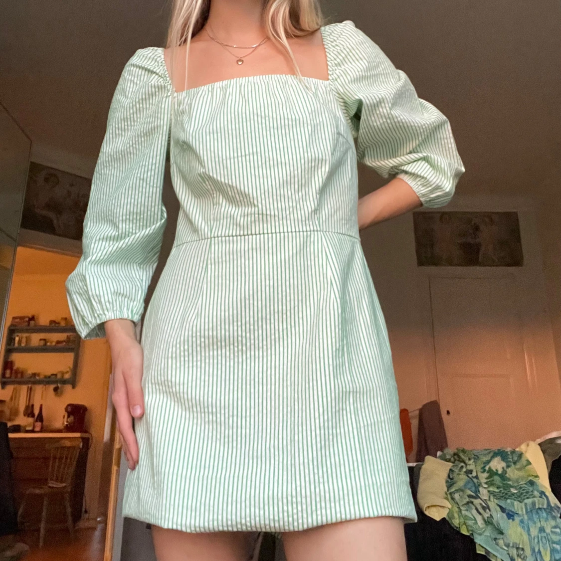 Söt randig Klänning