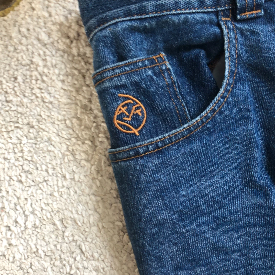 Mörkblåa baggy jeans från big boy - 91