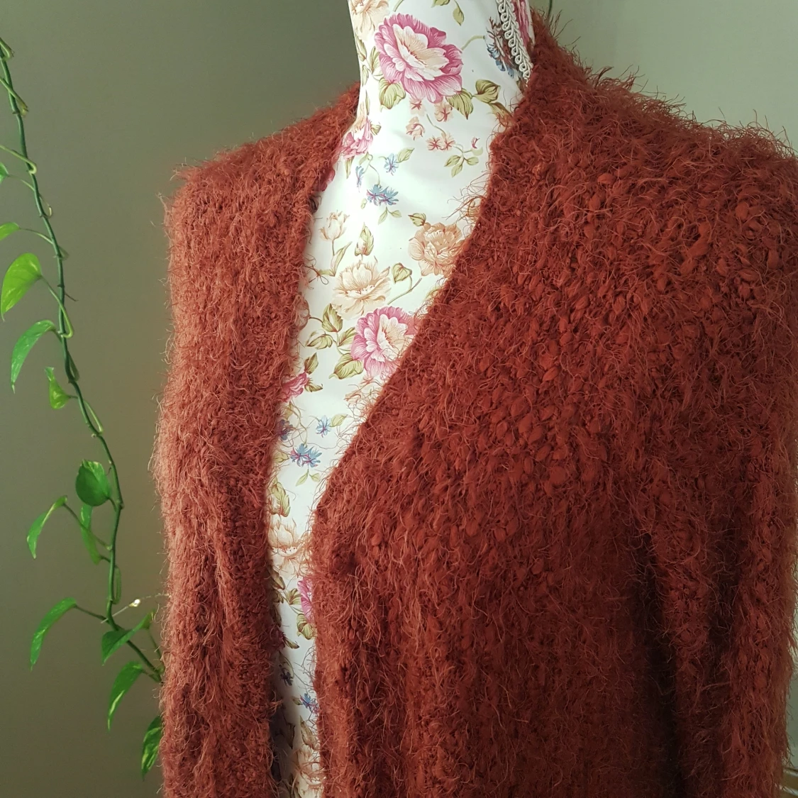 NY Lurvig/fluffig, mysig kofta - 90