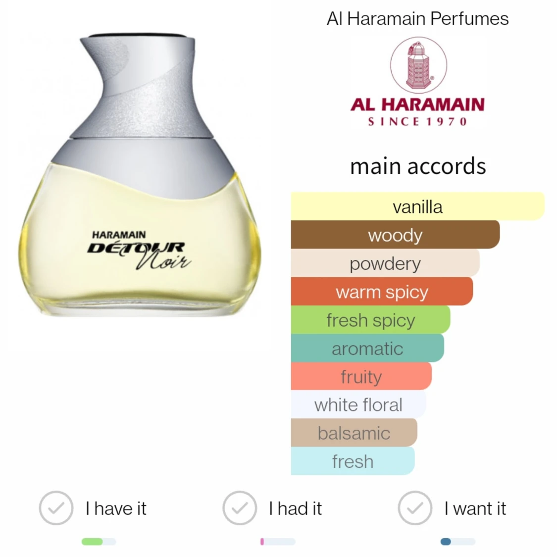 Al harmain Detour noir - 90