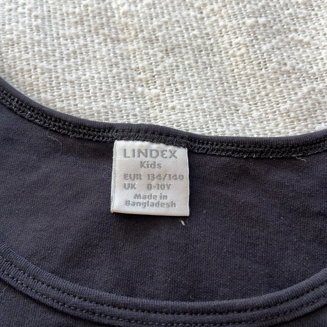 svart enkelt linne - 91