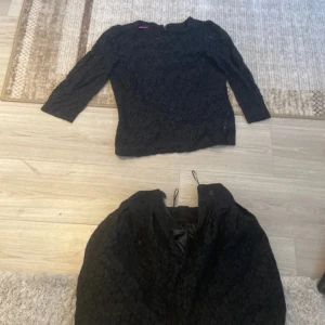 Tröja med kjol  - Svart tröja med kjol 