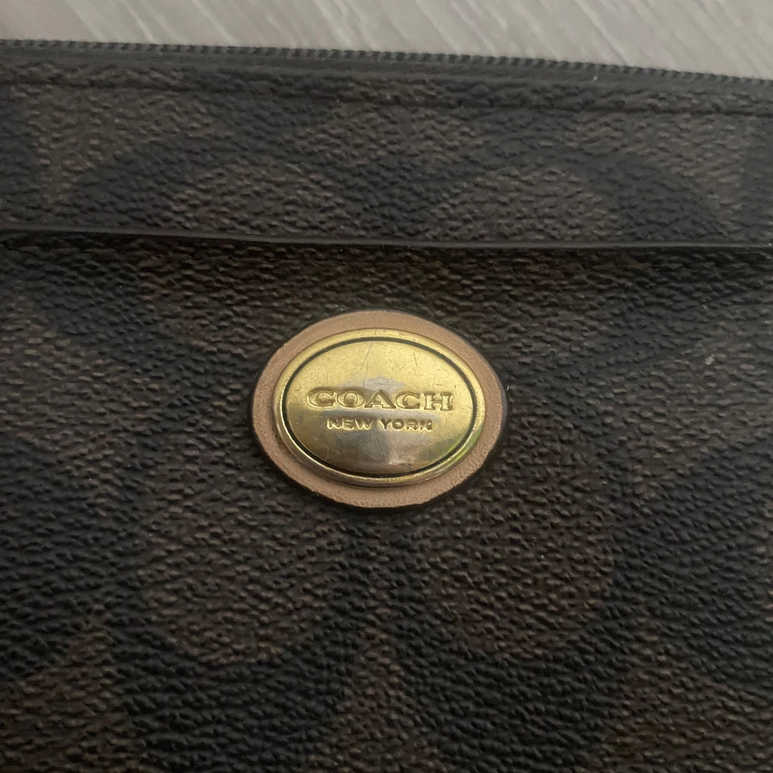 Brun clutch från Coach - 90