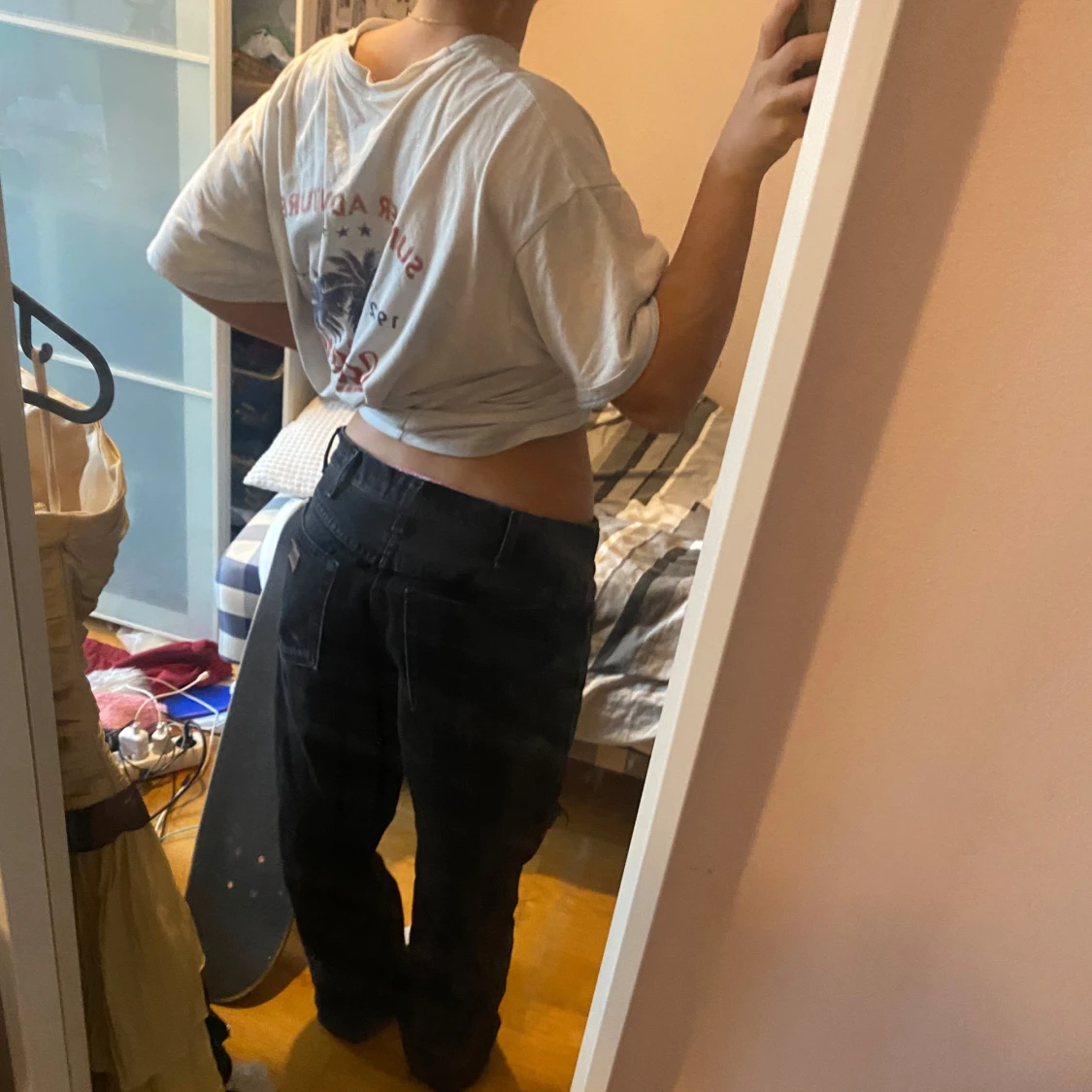 Svarta jeans från Wrangler - 90