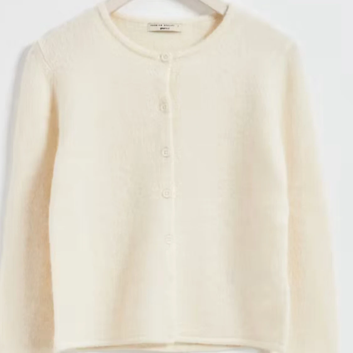 Vit  kofta från Gina tricot 