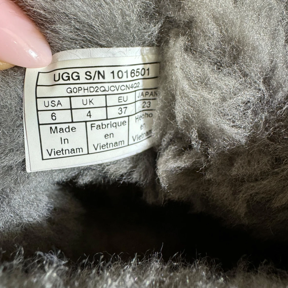 Grå UGG boots med rosett - 93