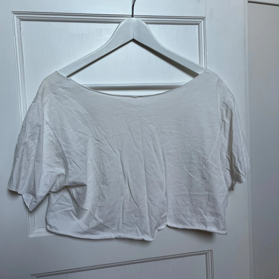 Vit croppad topp - 90