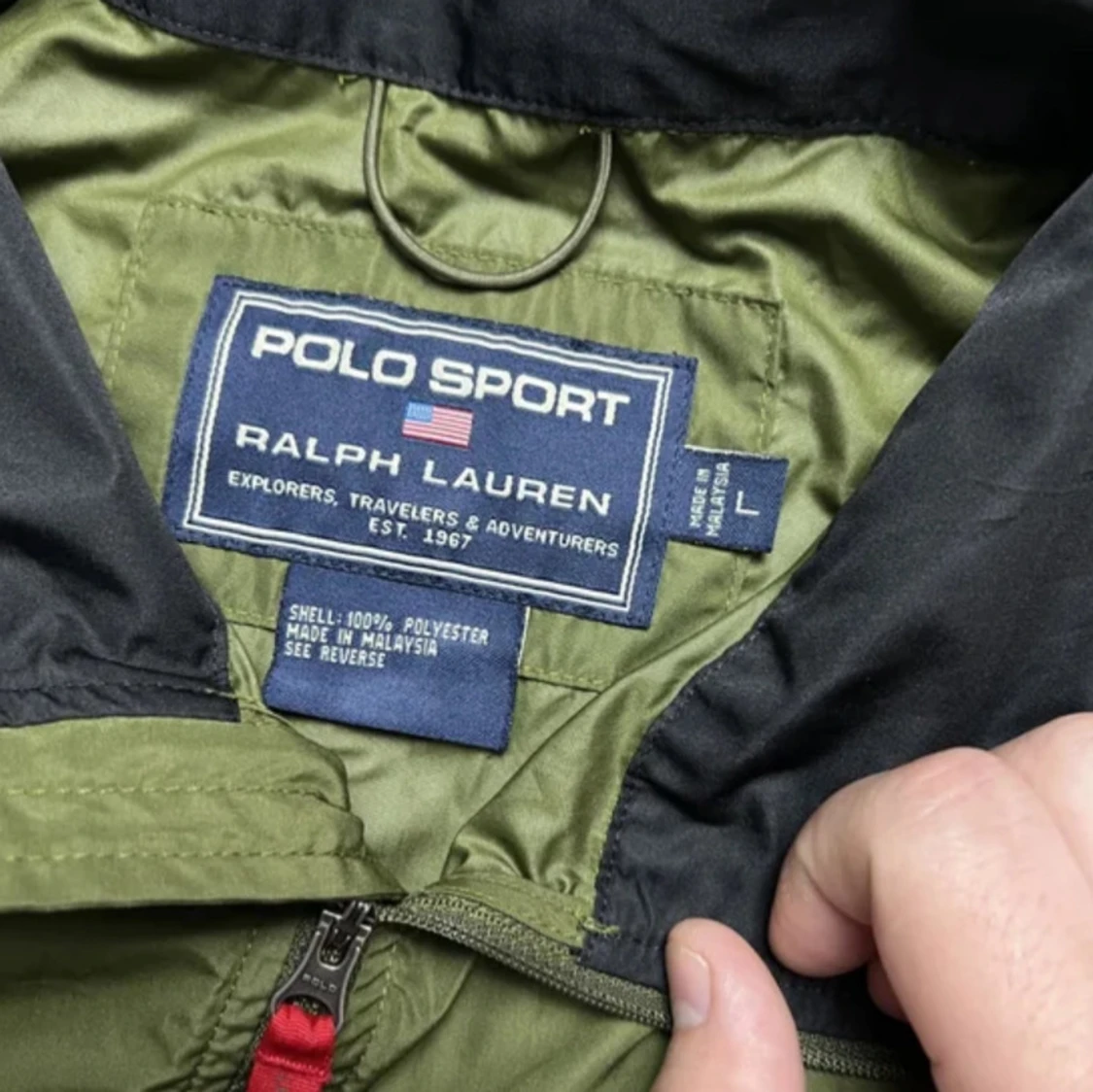 Grön vindjacka från Polo Sport - 92