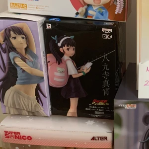 Två anime figurer, Monogatari - Senjougahara och Hachikuji figurer i bra skick! Båda för 350 kr då de passar så bra ihop!