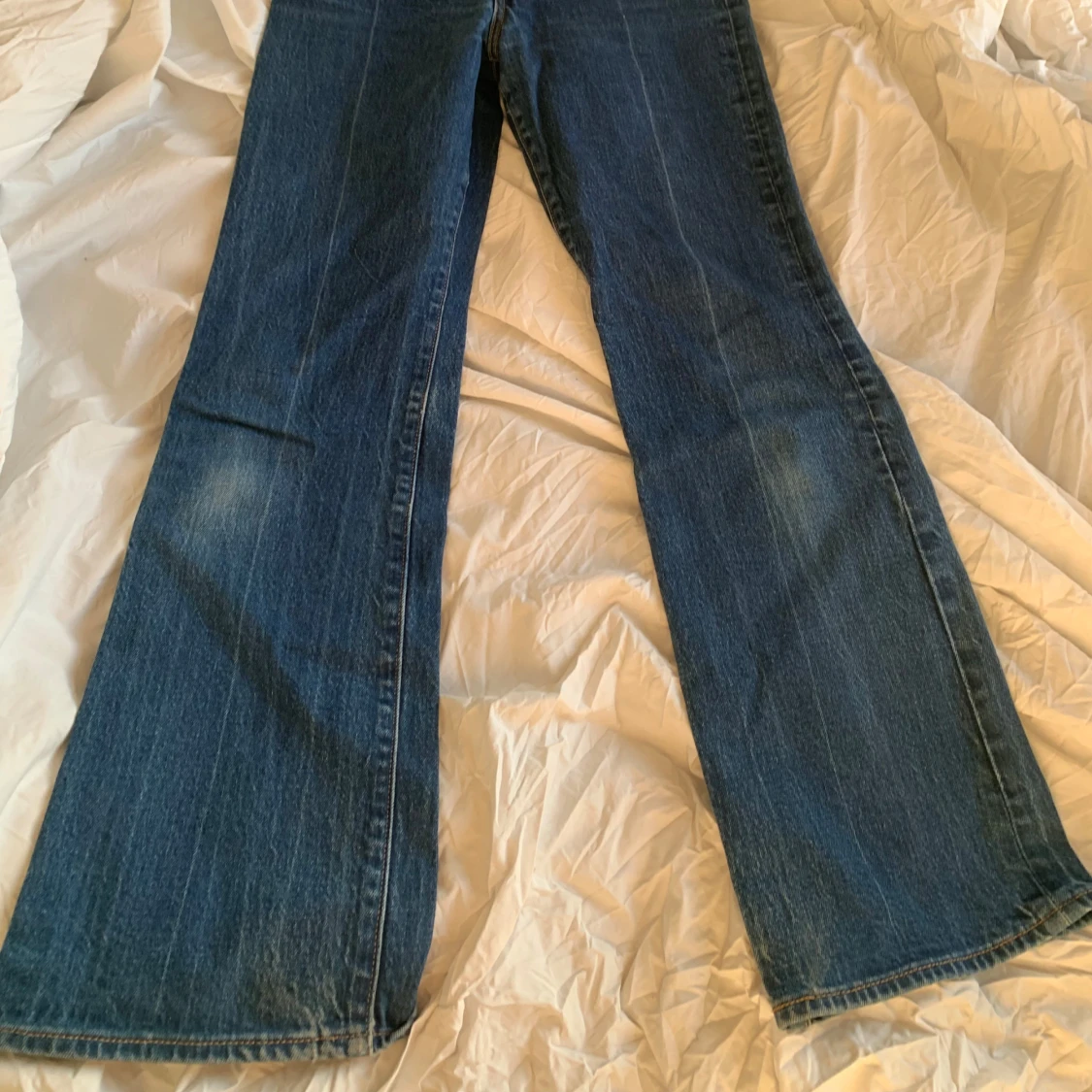 Mörkblå Bootcut Levis Jeans  - 3