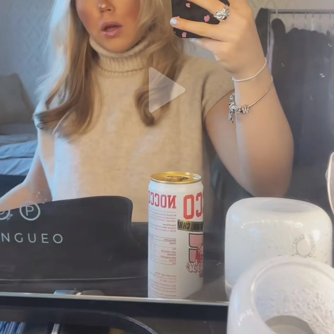 Beige ärmlös polotröja - 2