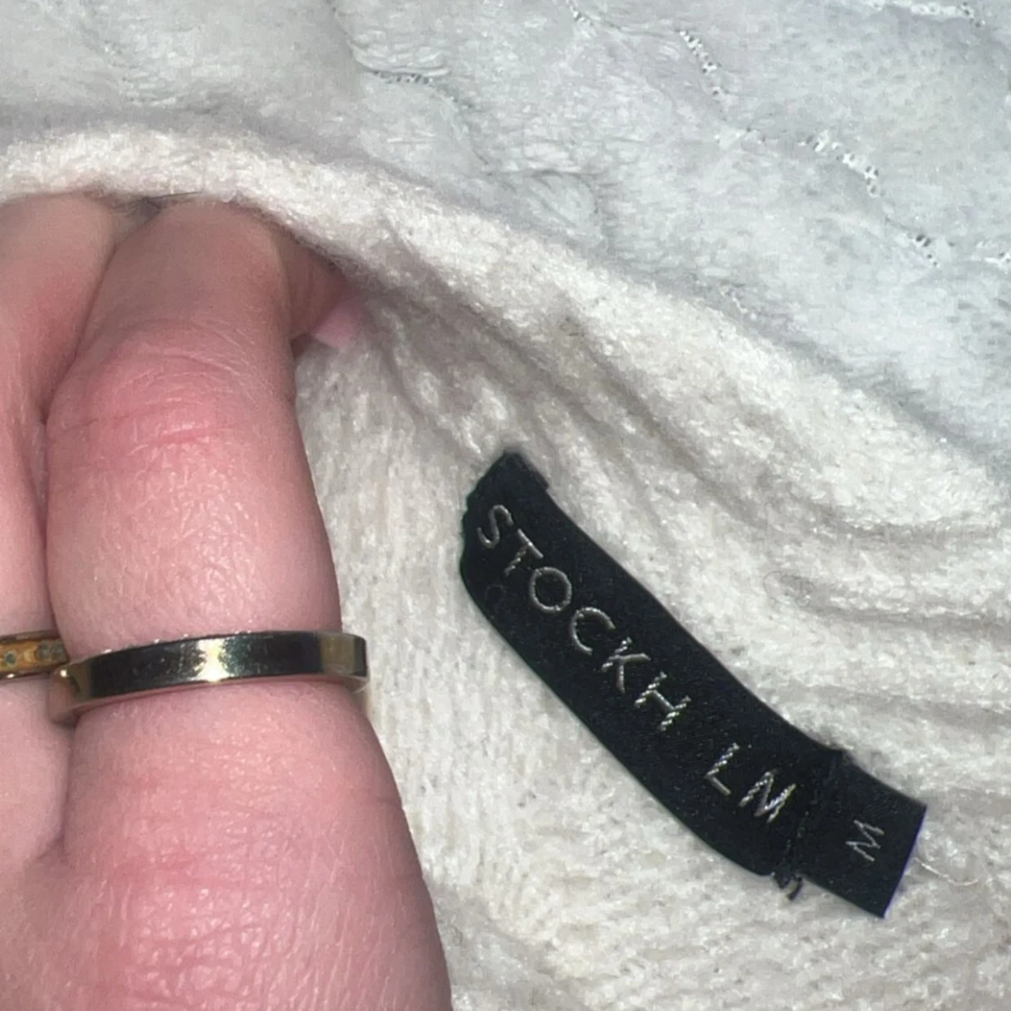 Vit stickad tröja från Stockh LM - 2