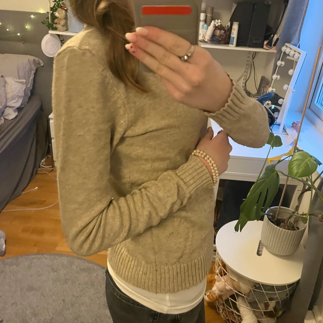 Beige tröja från VILA - 1