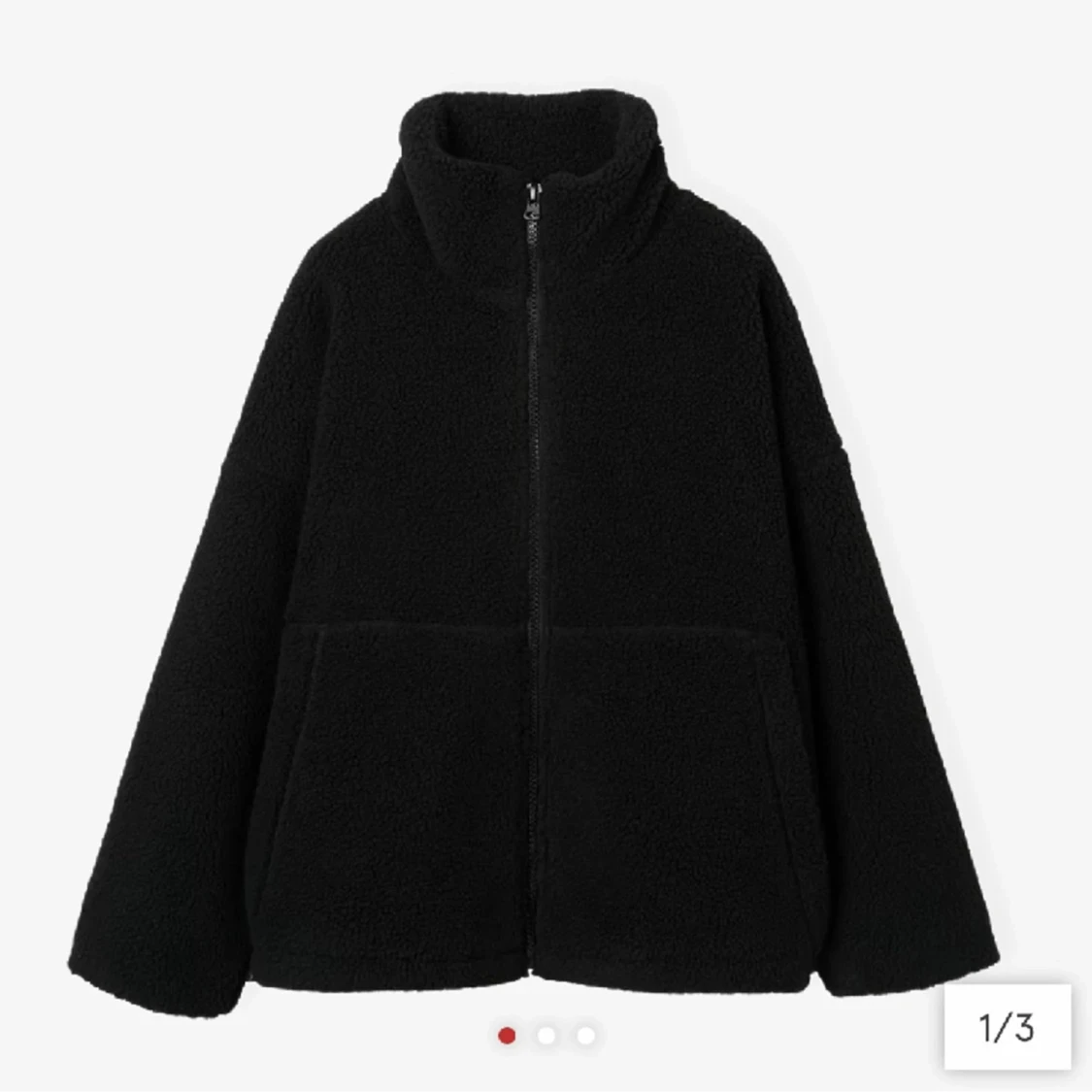 Svart teddyjacka Carin Wester