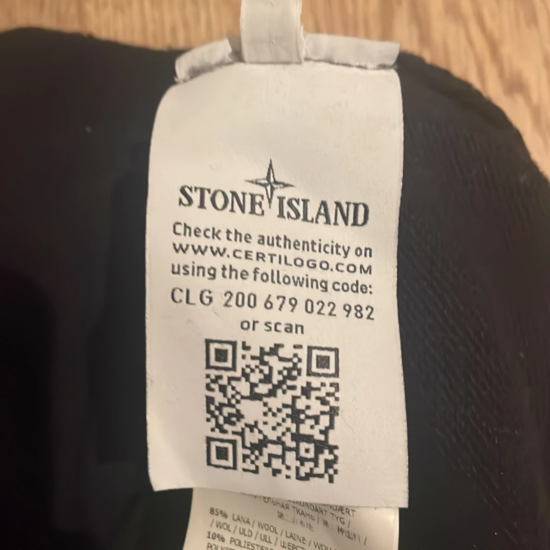 Blå stickad långärmad tröja från Stone Island - 3